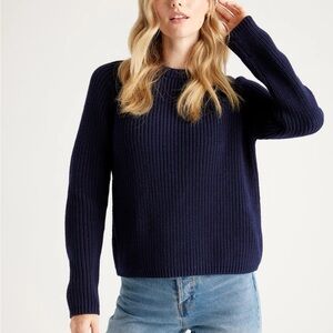 Quince 100% organic cotton fisherman sweater